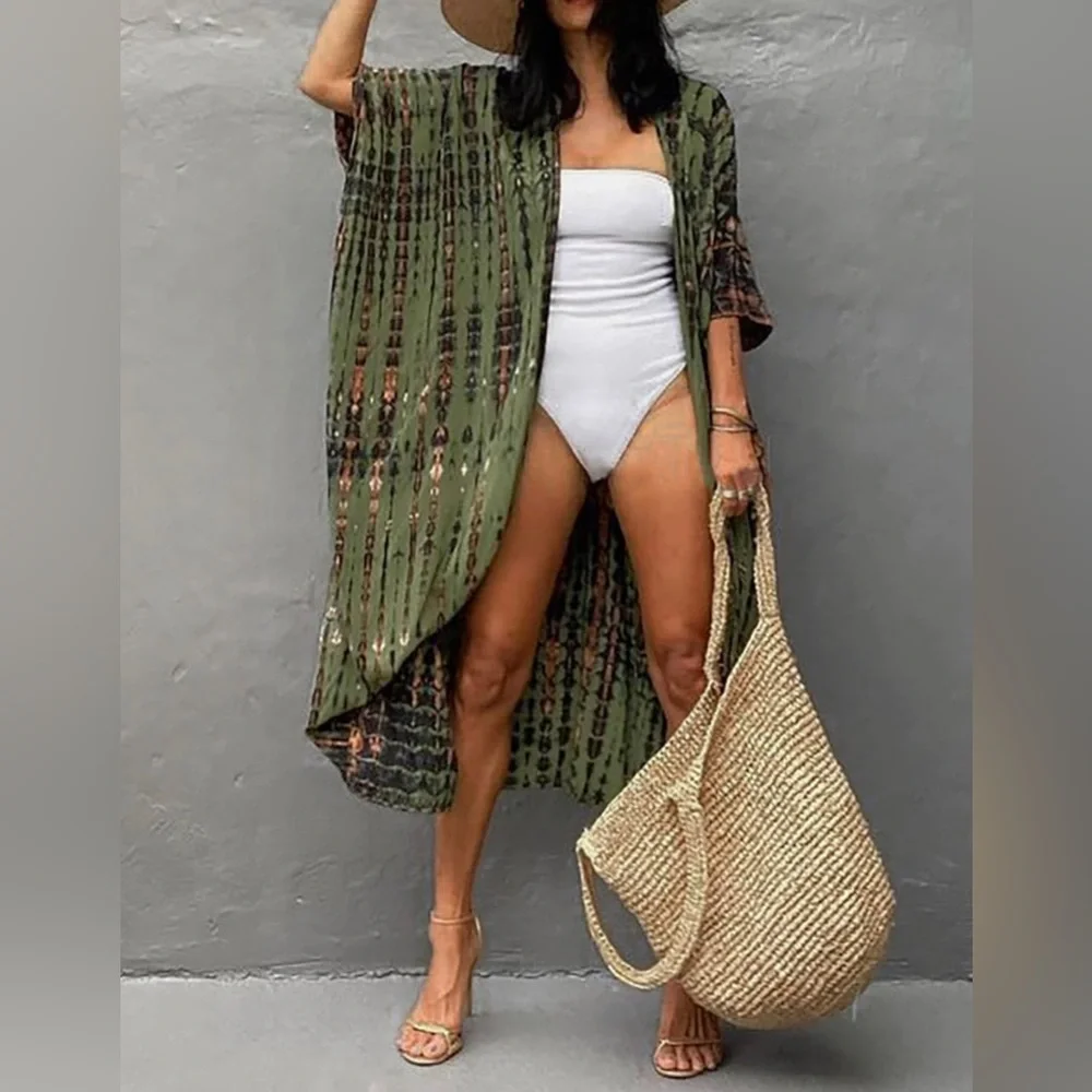 393. OS Summer T-Shirt Long Overshirt for Women Pleated Spaghetti Strap Camisole - Picture 3 of 9